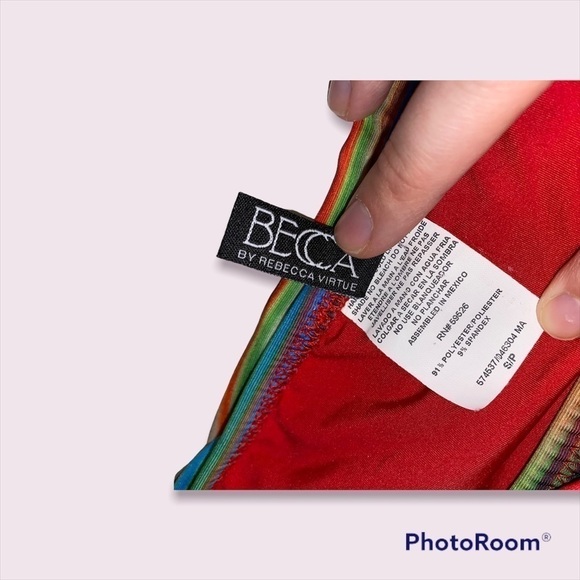 𝅺becca Y2K Stripe Bikini Set - Picture 5 of 6